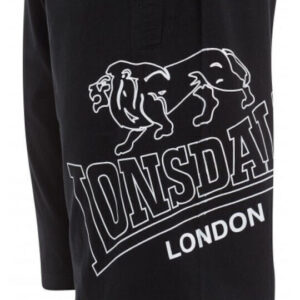 Lonsdale London Αθλητική Ανδρική Βερμούδα Μαύρη
